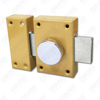 قفل الأمان Nigh Latch Lock الصلب ديدبولت مع مقبض الانعطاف ديدبولت ريم قفل اسطوانة قفل (858)