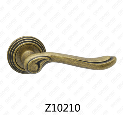 مقبض باب من سبائك الزنك من الألومنيوم مع روزيت مستدير من زماك (Z10210)