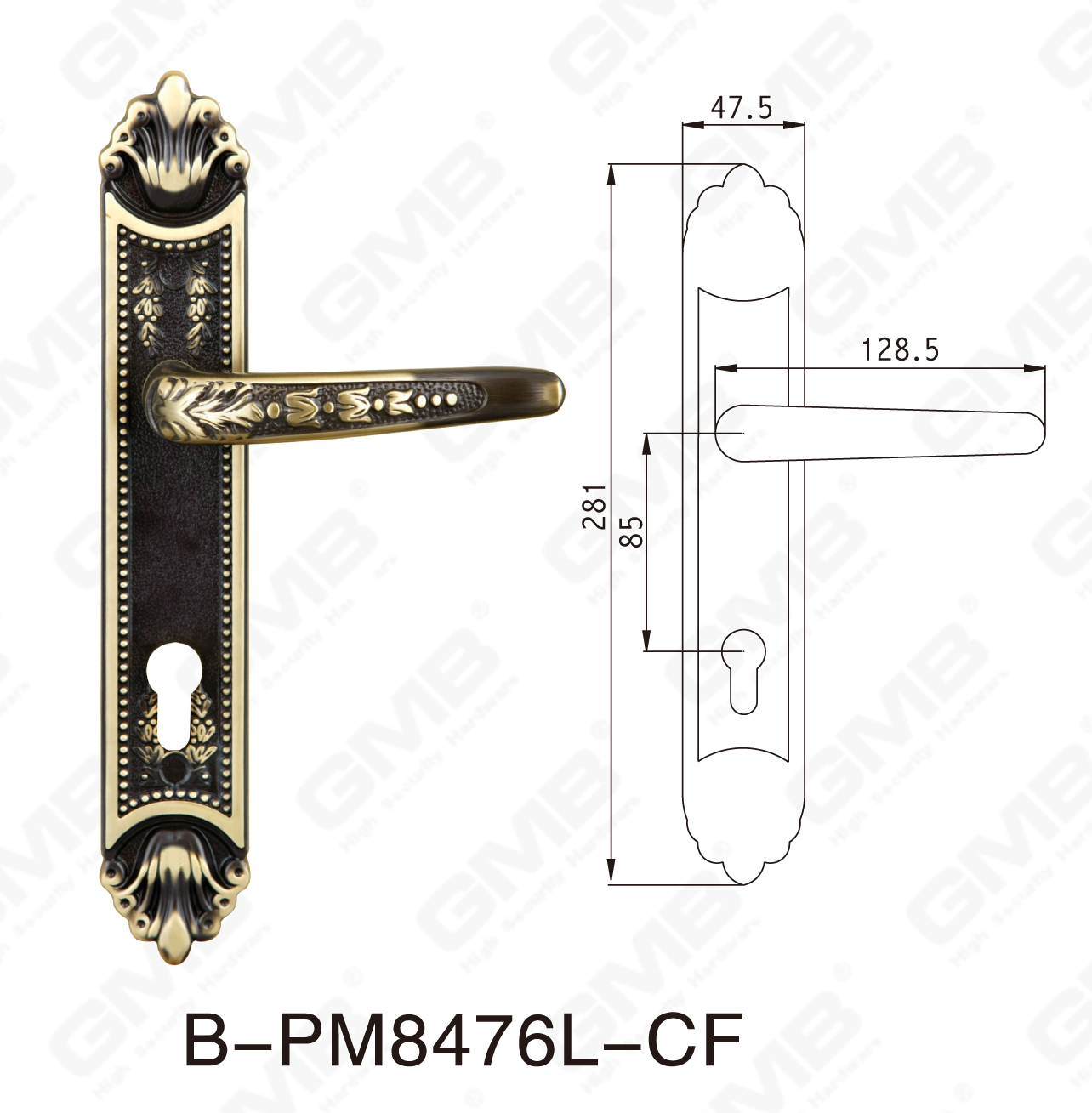 06 BRASS HANDER_B-PM8476L-CF-42
