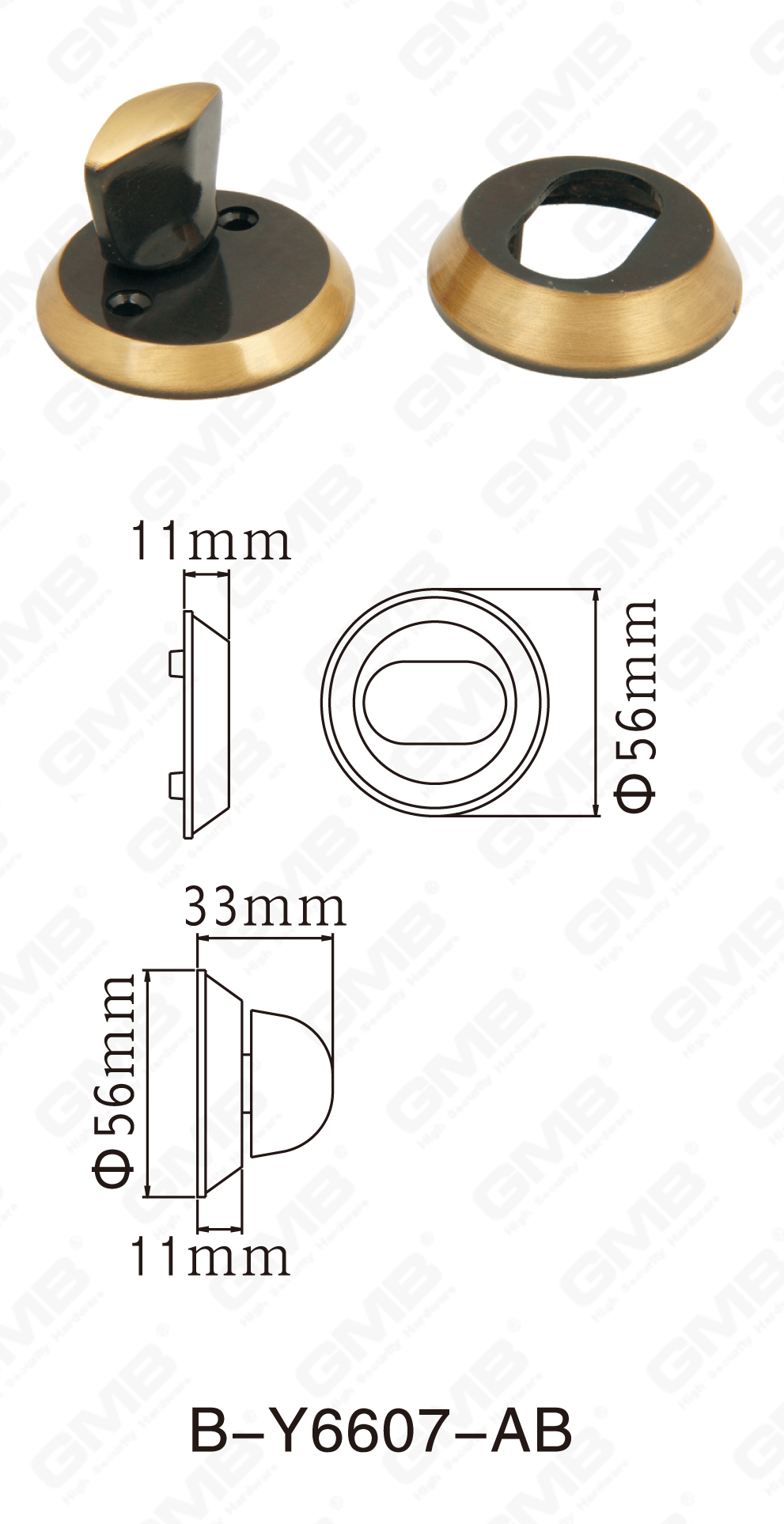 06 مقبض النحاس _B-Y6607-AB-54
