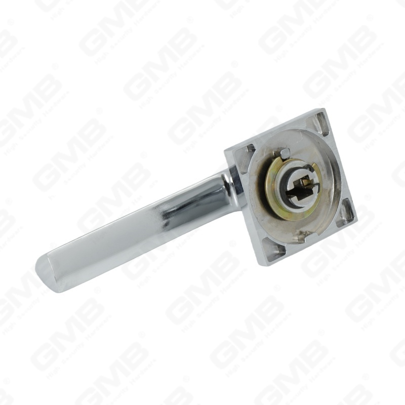 مقبض باب من الألومنيوم لتزيين المنزل الحديث الجديد على وردة مستديرة