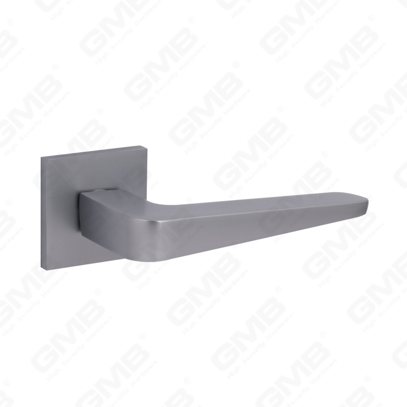 مقبض باب من الألومنيوم لتزيين المنزل الحديث الجديد على وردة مستديرة