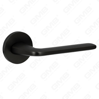 مقبض باب من الألومنيوم لتزيين المنزل الحديث الجديد على وردة مستديرة