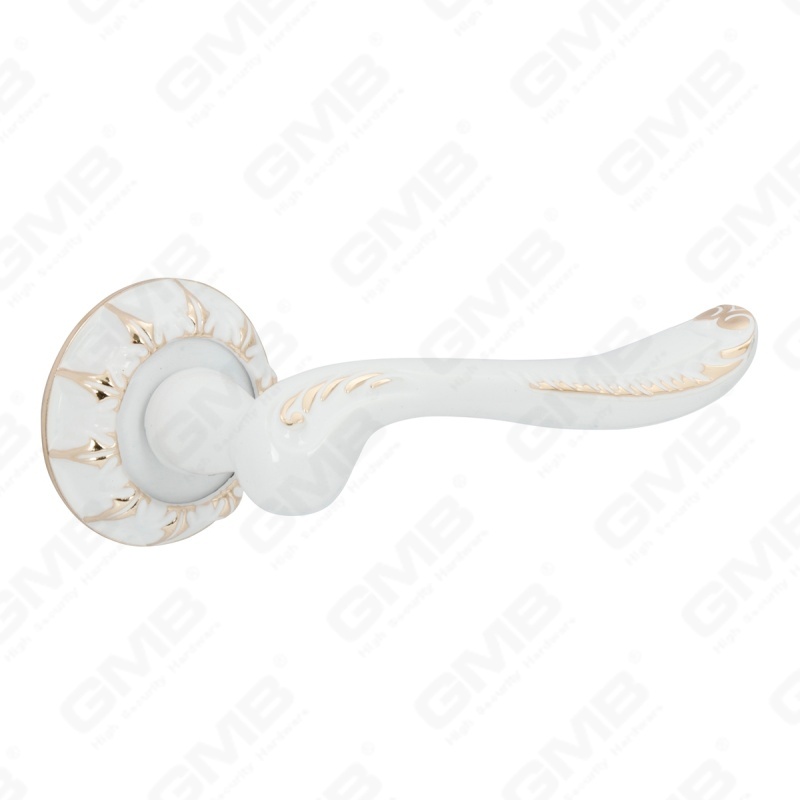 مقبض باب من الألومنيوم لتزيين المنزل الحديث الجديد على وردة مستديرة