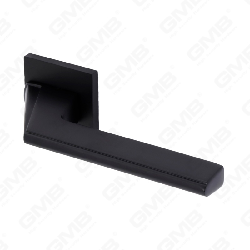 مقبض باب من الألومنيوم لتزيين المنزل الحديث الجديد على وردة مستديرة