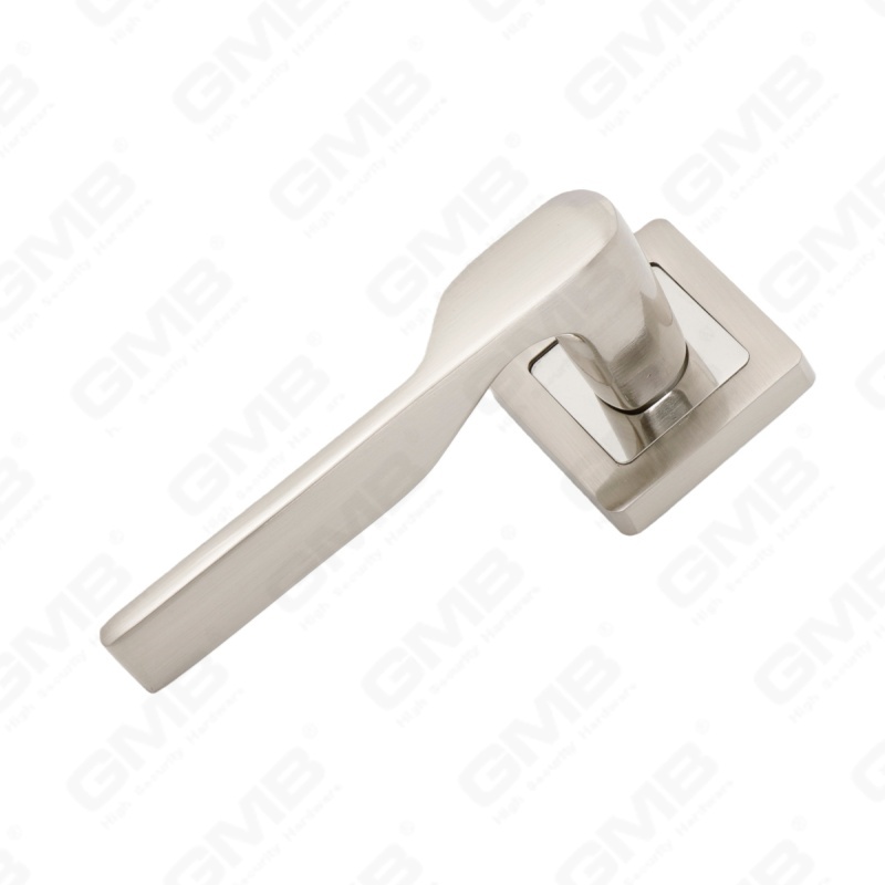 مقبض باب من الألومنيوم لتزيين المنزل الحديث الجديد على وردة مستديرة