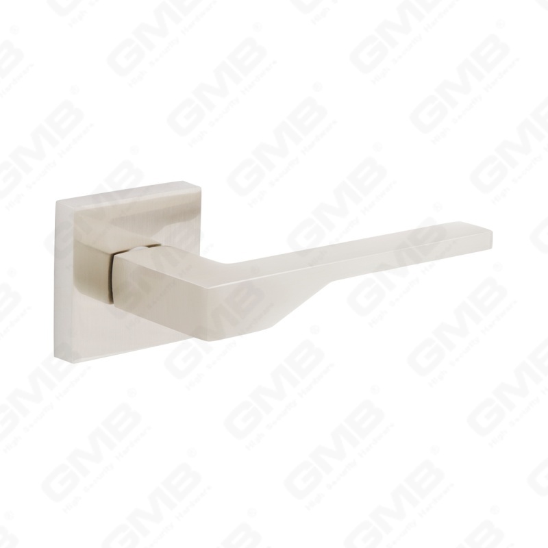 مقبض باب من الألومنيوم لتزيين المنزل الحديث الجديد على وردة مستديرة