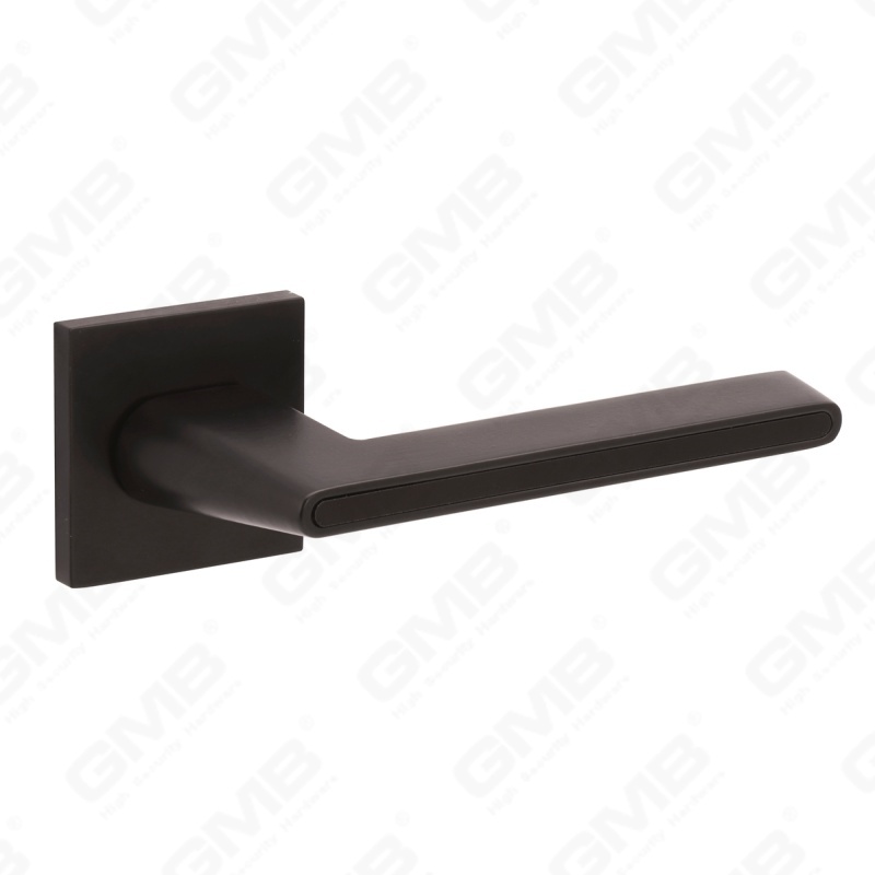 مقبض باب من الألومنيوم لتزيين المنزل الحديث الجديد على وردة مستديرة