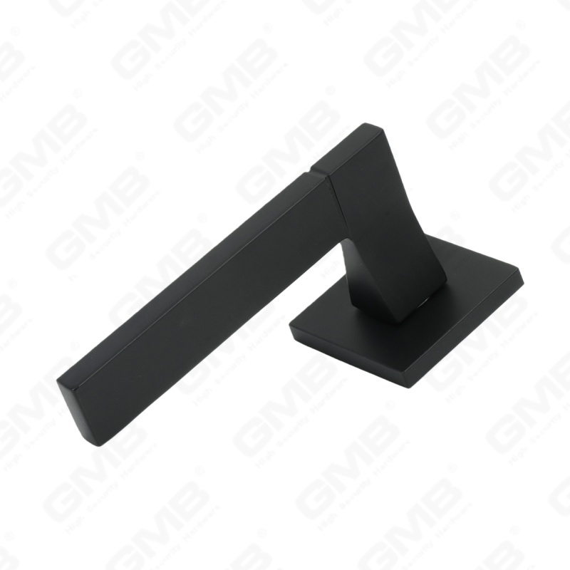 مقبض باب من الألومنيوم لتزيين المنزل الحديث الجديد على وردة مستديرة