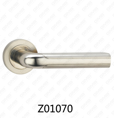 مقبض باب من سبائك الزنك من الألومنيوم مع روزيت مستدير من زماك (Z01070)