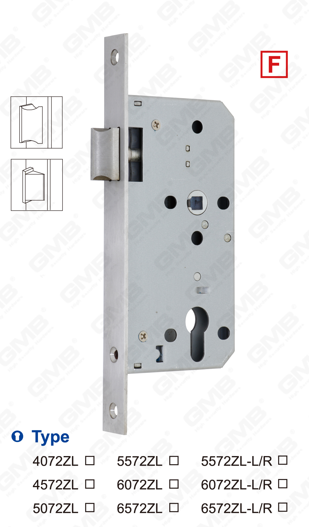 04 الفولاذ المقاوم للصدأ LOCK_4072ZL-10