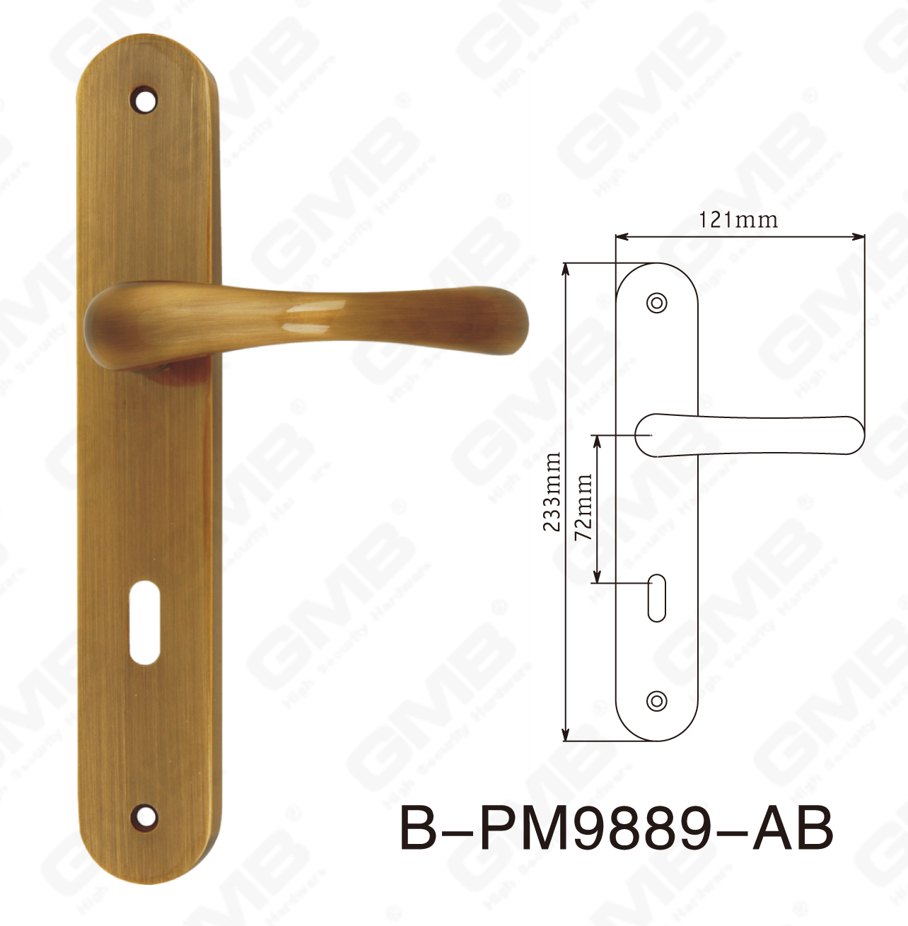 06 BRASS HANDER_B-PM9889-AB-60