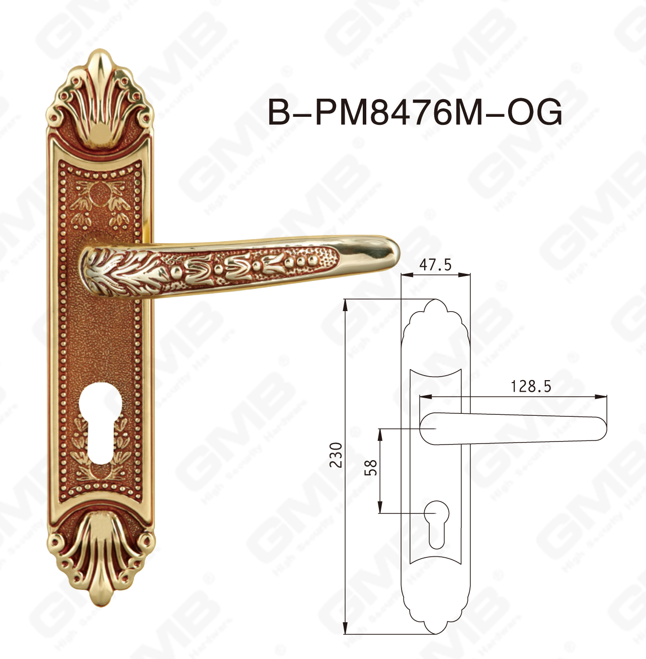 06 BRASS HANDER_B-PM8476M-OG-40