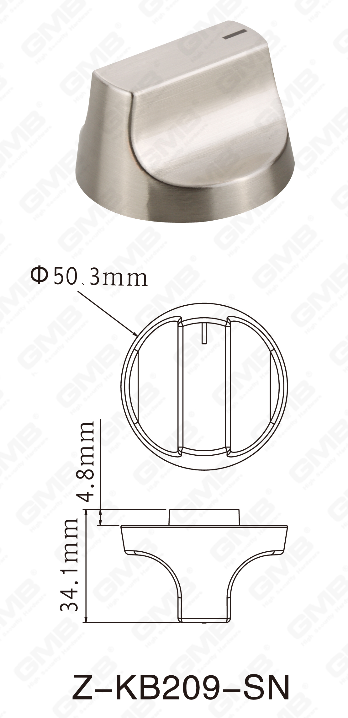 06 مقبض النحاس _Z-KB209-SN-92
