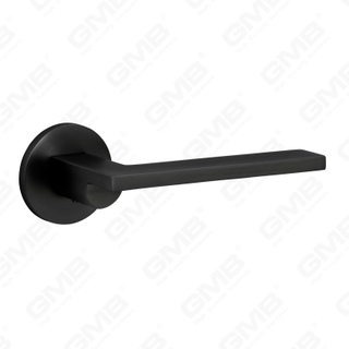 مقبض باب من الألومنيوم لتزيين المنزل الحديث الجديد على وردة مستديرة