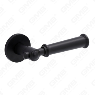 مقبض باب من الألومنيوم لتزيين المنزل الحديث الجديد على وردة مستديرة