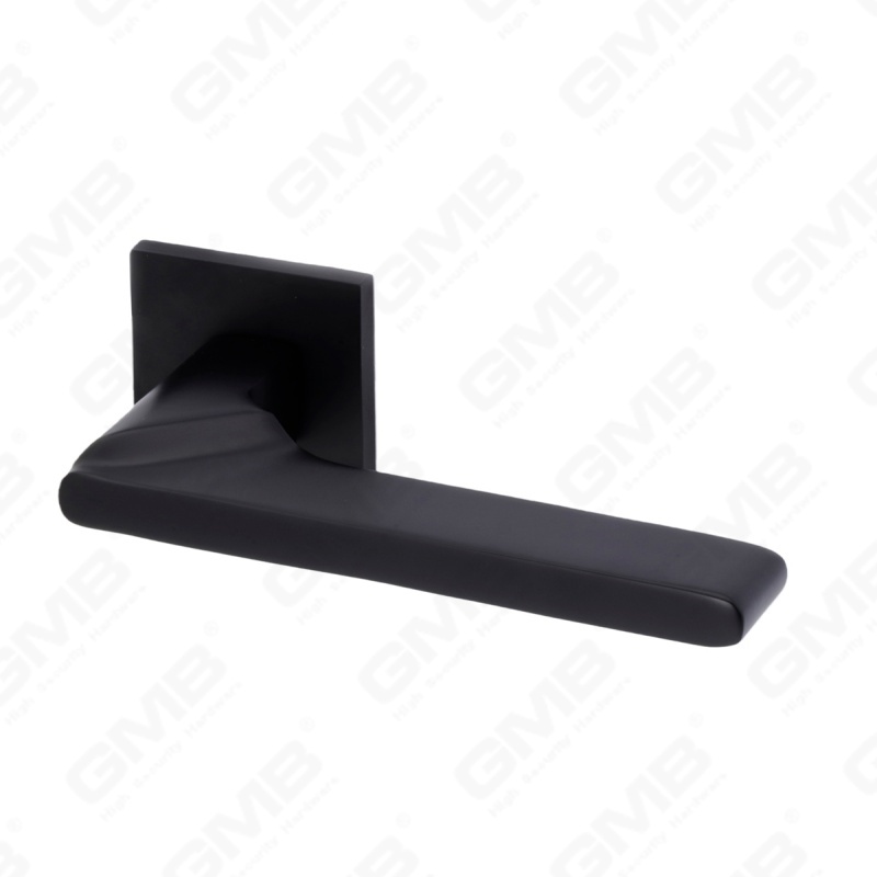 مقبض باب من الألومنيوم لتزيين المنزل الحديث الجديد على وردة مستديرة