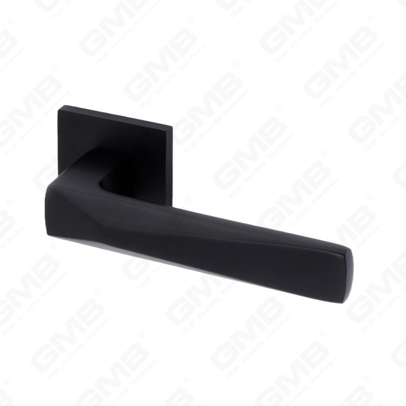 مقبض باب من الألومنيوم لتزيين المنزل الحديث الجديد على وردة مستديرة