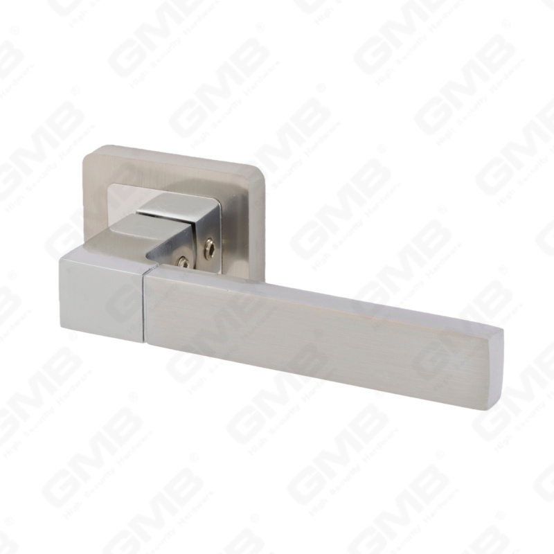 مقبض باب من الألومنيوم لتزيين المنزل الحديث الجديد على وردة مستديرة