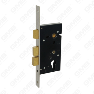 قفل الباب عالي الأمان من الفولاذ 2 sqware pin Zamak deadbolt Zamak مزلاج ثقب الاسطوانة قفل الجسم (W85)