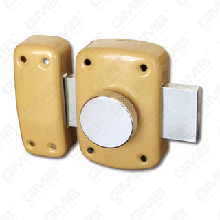 الأمن Nigh Latch Lock الصلب ديدبولت بدوره مقبض ديدبولت ريم قفل اسطوانة قفل (658)