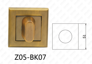 مقبض باب ألومنيوم من سبائك الزنك من Zamak (Z05-BK07)