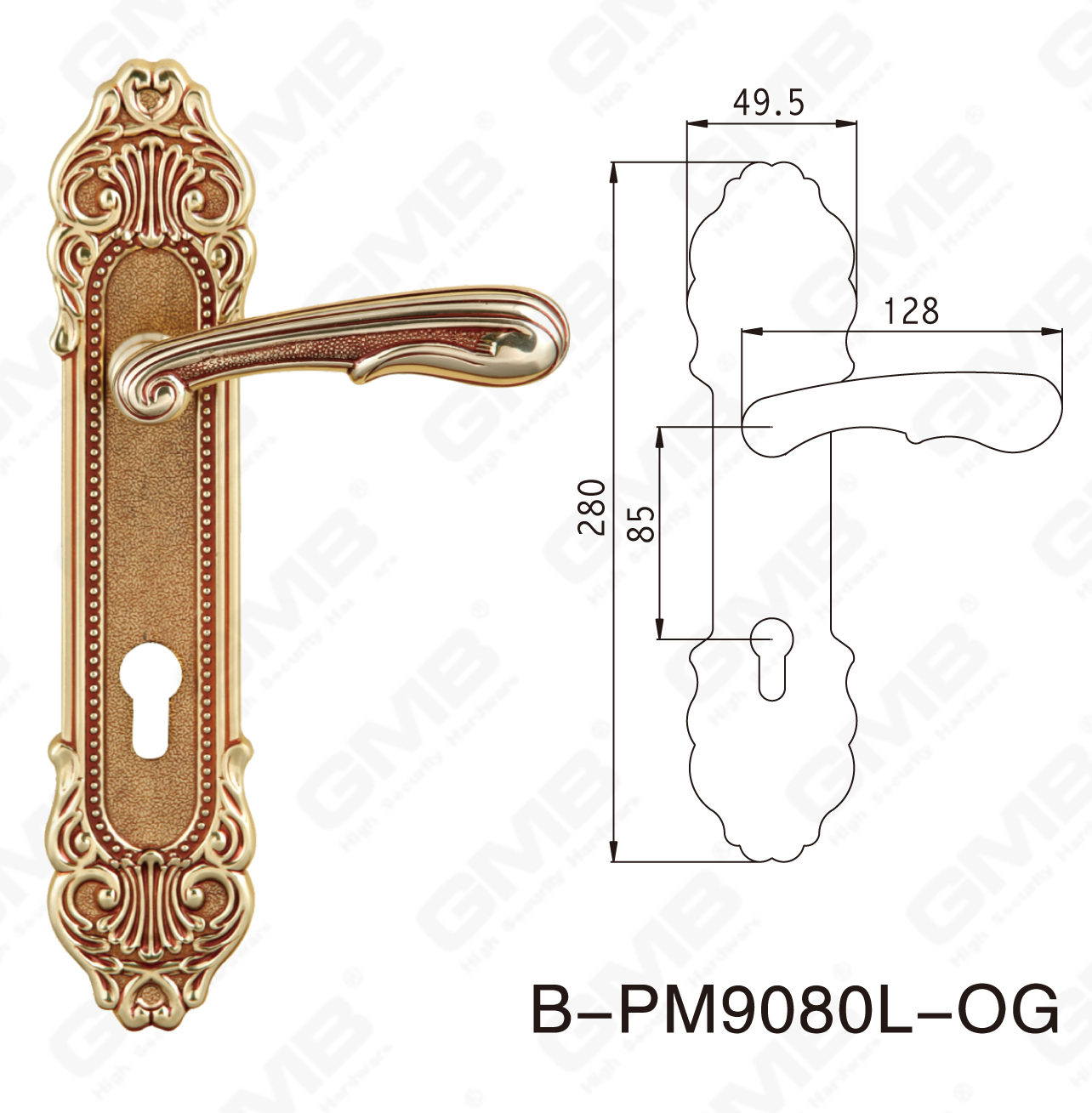06 BRASS HANDER_B-PM9080L-OG-50
