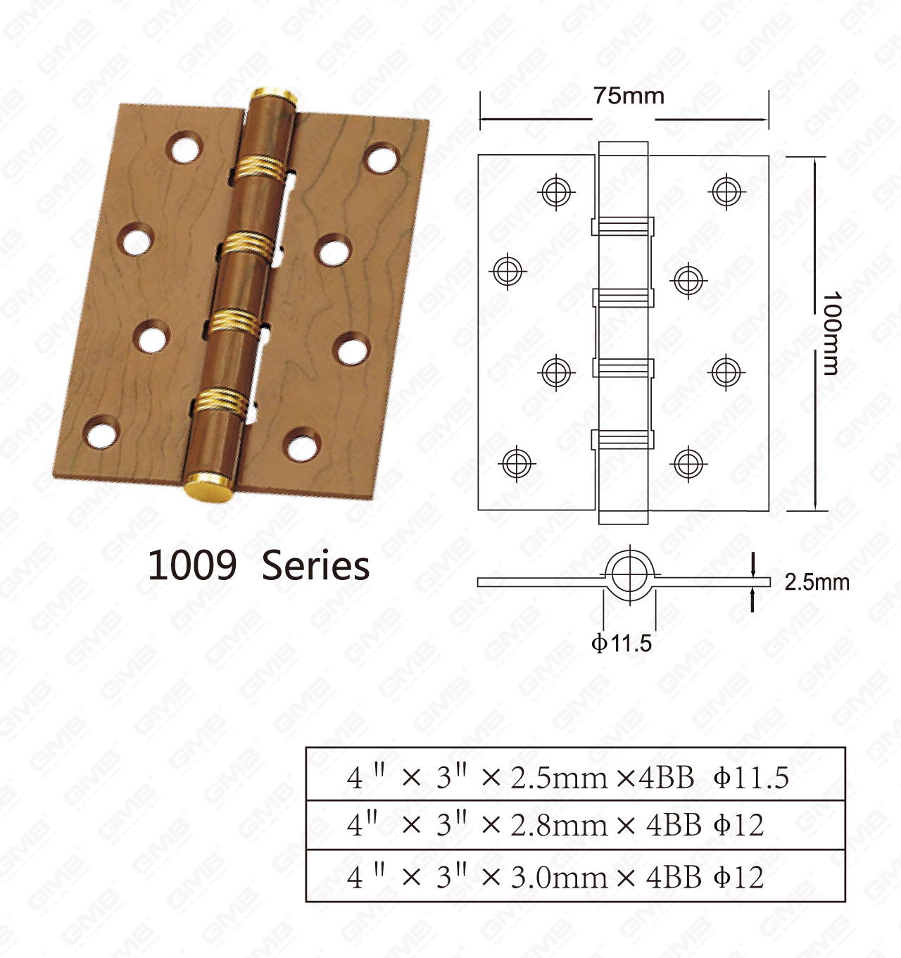 المفصلات الفولاذية Series_1009-20