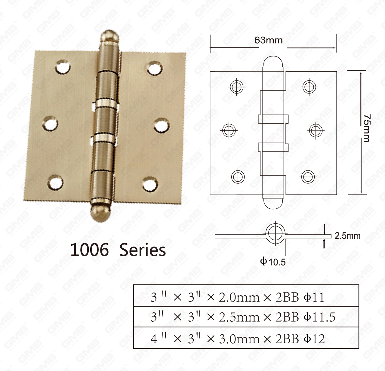 المفصلات الفولاذية Series_1006-14