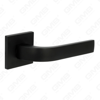 مقبض باب من الألومنيوم لتزيين المنزل الحديث الجديد على وردة مستديرة