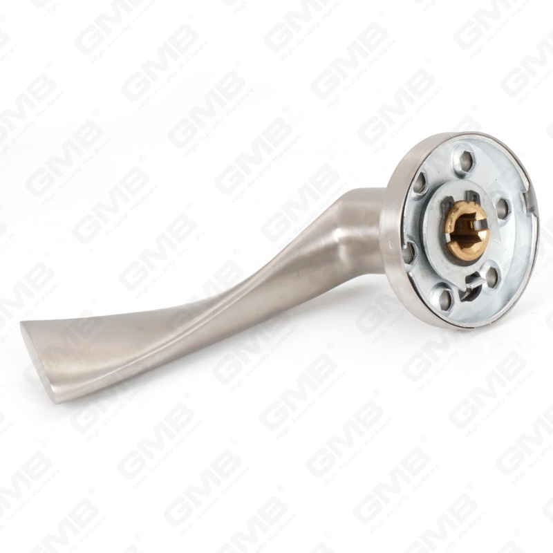 عالية الجودة BS En1906 الصف 4 SUS304 الفولاذ المقاوم للصدأ دخول جولة روز مقبض الباب الداخلي (LHT001)