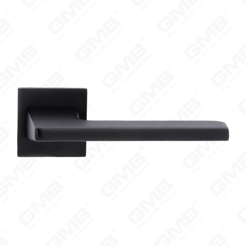 مقبض باب من الألومنيوم لتزيين المنزل الحديث الجديد على وردة مستديرة