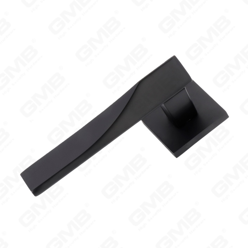 مقبض باب من الألومنيوم لتزيين المنزل الحديث الجديد على وردة مستديرة