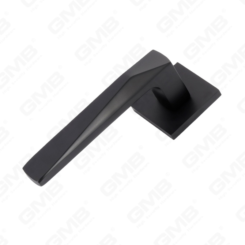 مقبض باب من الألومنيوم لتزيين المنزل الحديث الجديد على وردة مستديرة