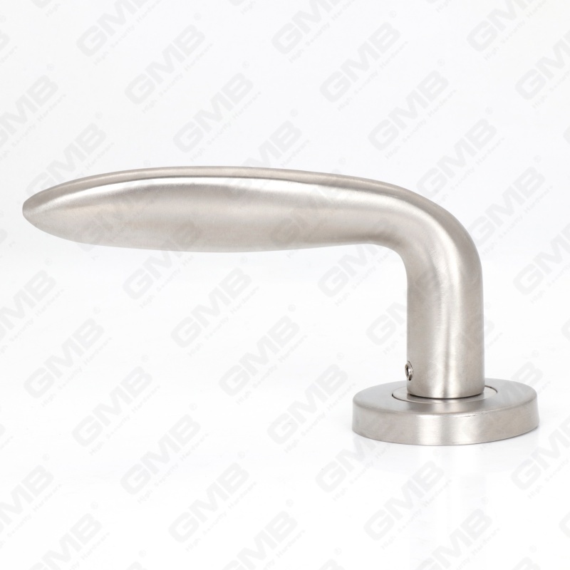 عالية الجودة BS En1906 الصف 4 SUS304 الفولاذ المقاوم للصدأ دخول جولة روز مقبض الباب الداخلي (LHT030)