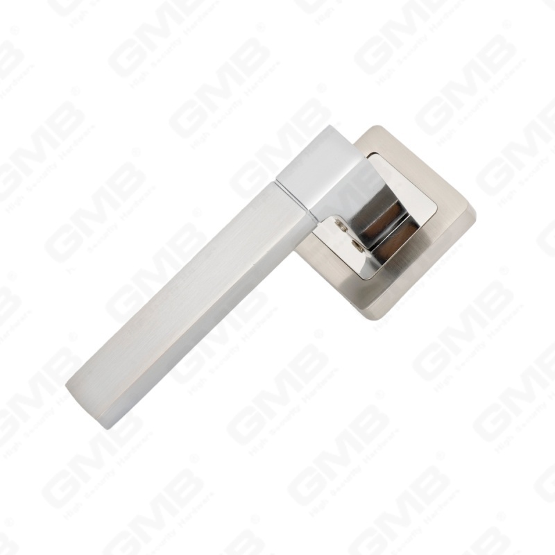 مقبض باب من الألومنيوم لتزيين المنزل الحديث الجديد على وردة مستديرة