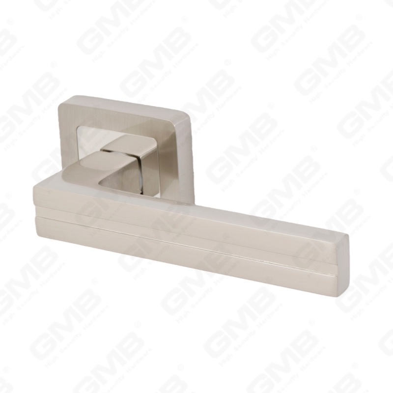 مقبض باب من الألومنيوم لتزيين المنزل الحديث الجديد على وردة مستديرة