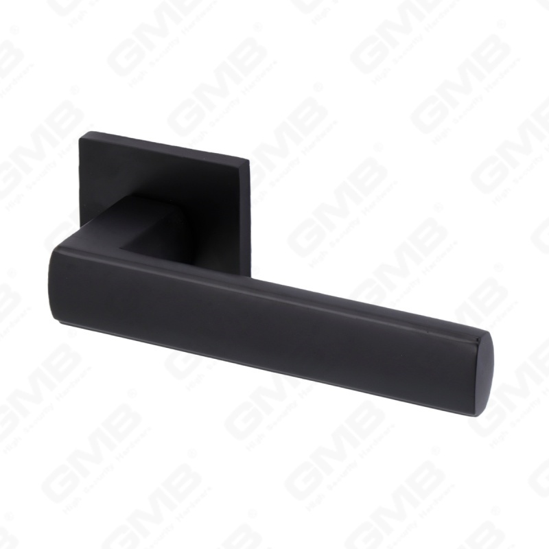 مقبض باب من الألومنيوم لتزيين المنزل الحديث الجديد على وردة مستديرة