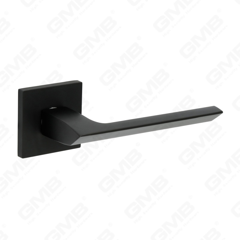 مقبض باب من الألومنيوم لتزيين المنزل الحديث الجديد على وردة مستديرة