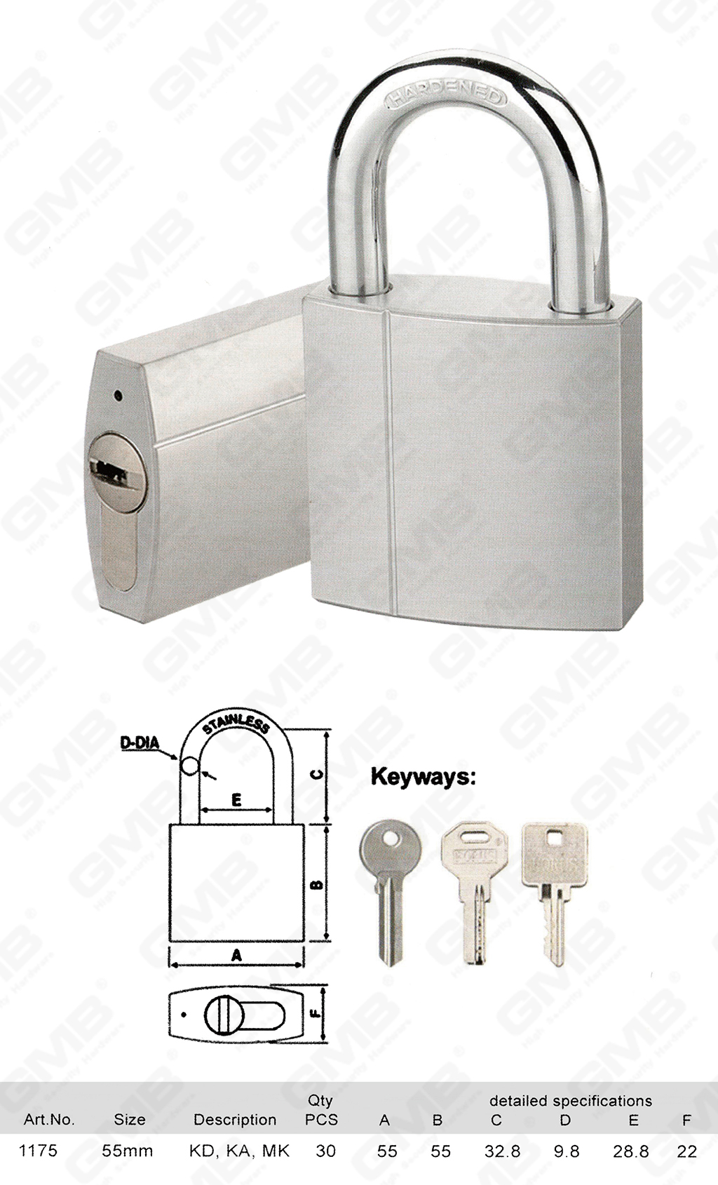 挂锁 网站 网站 3_ 【117】 قفل النحاس مع cyllnder القابلة للتبديل - 26