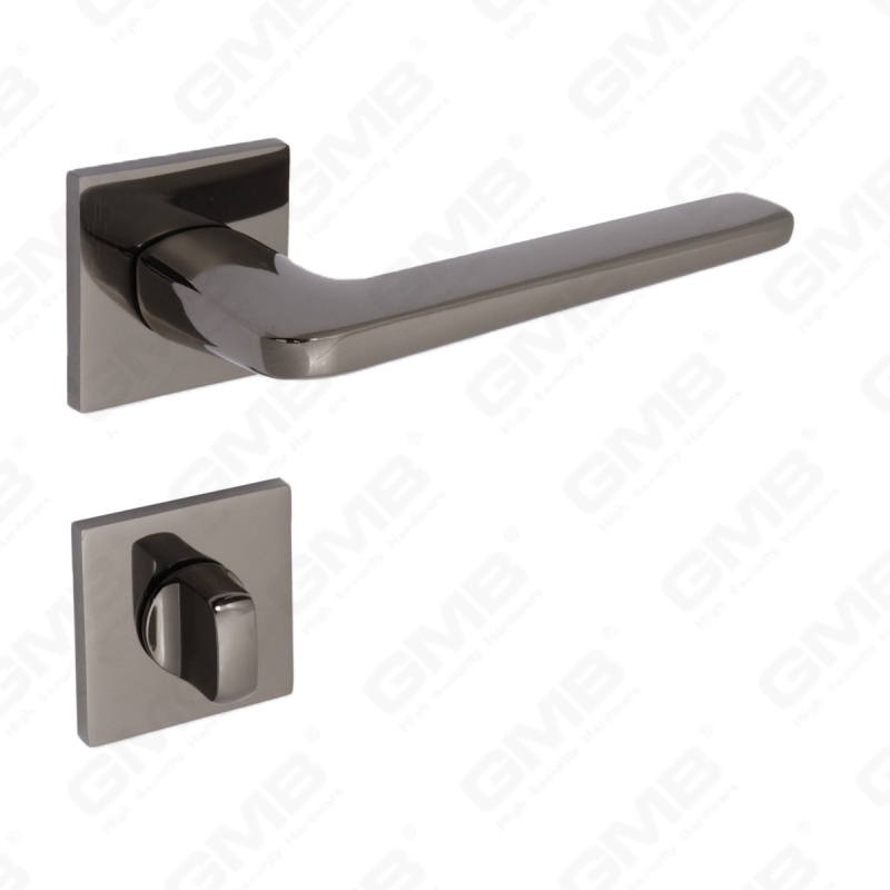 مقبض باب من الألومنيوم لتزيين المنزل الحديث الجديد على وردة مستديرة