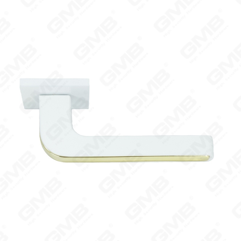 مقبض باب من الألومنيوم لتزيين المنزل الحديث الجديد على وردة مستديرة