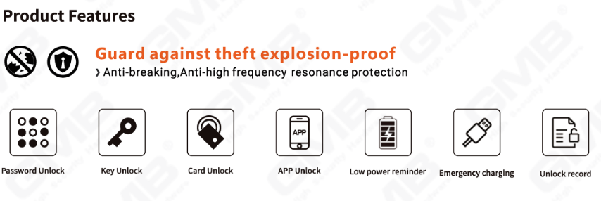 Biometric Smart NFC Card Password Lock Cylinder Cylinder Cylinder Electronic Cylinder (S1 KK)