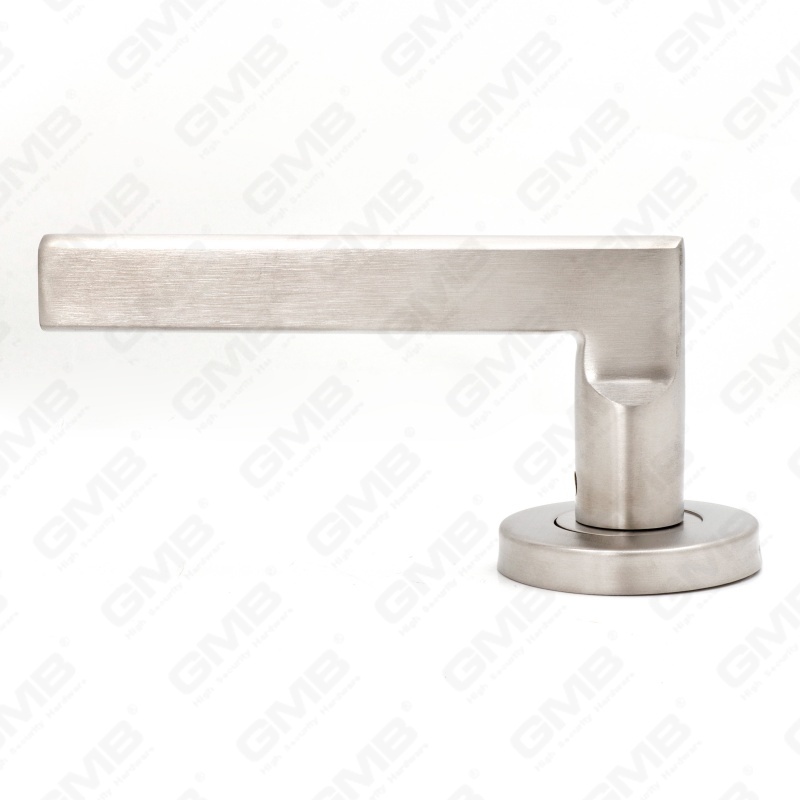 عالية الجودة BS En1906 الصف 4 SUS304 الفولاذ المقاوم للصدأ دخول جولة روز مقبض الباب الداخلي (LHT011)