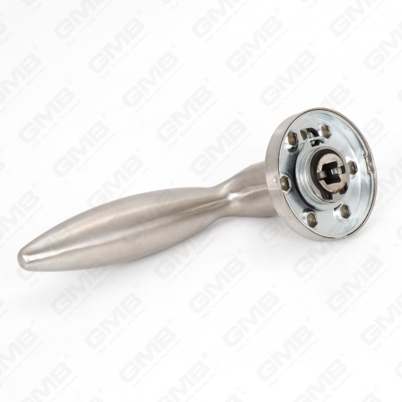 عالية الجودة BS En1906 الصف 4 SUS304 الفولاذ المقاوم للصدأ دخول جولة روز مقبض الباب الداخلي (LHT031)