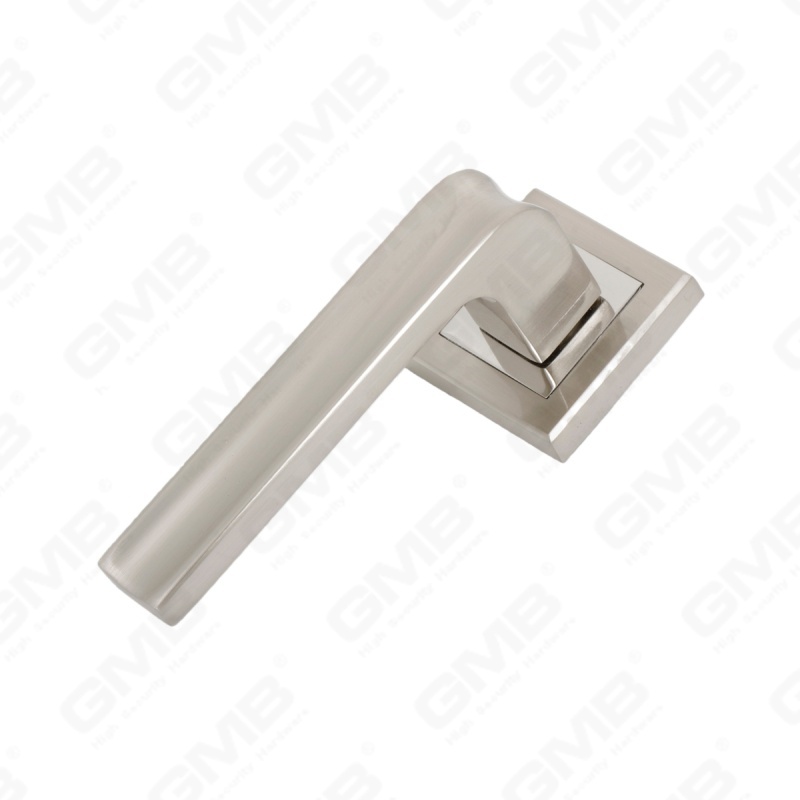 مقبض باب من الألومنيوم لتزيين المنزل الحديث الجديد على وردة مستديرة