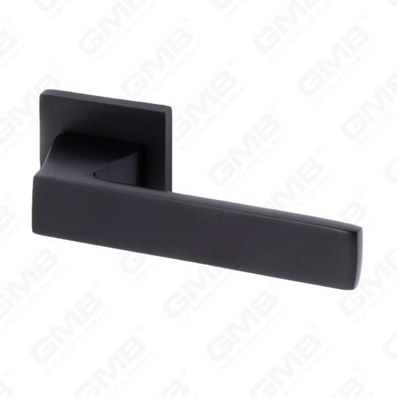 مقبض باب من الألومنيوم لتزيين المنزل الحديث الجديد على وردة مستديرة