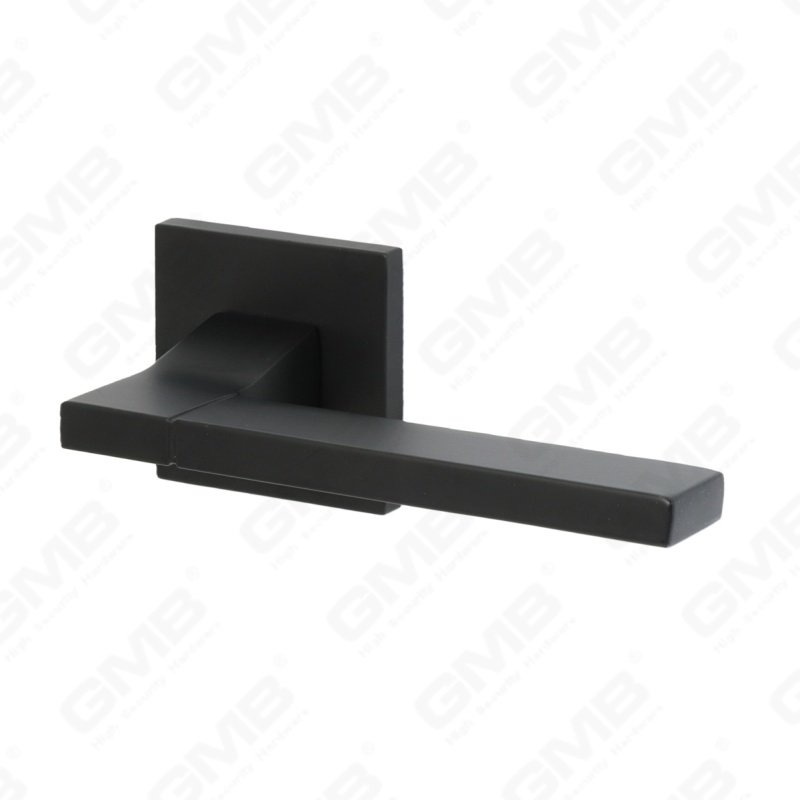 مقبض باب من الألومنيوم لتزيين المنزل الحديث الجديد على وردة مستديرة