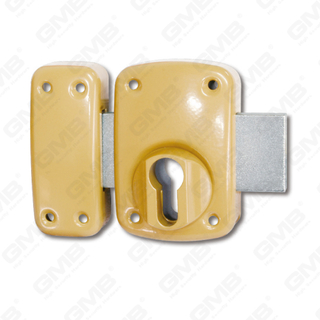 الأمن Nigh Latch Lock الصلب ديدبولت اسطوانة ثقب ديدبولت ريم قفل ريم اسطوانة قفل (658B)