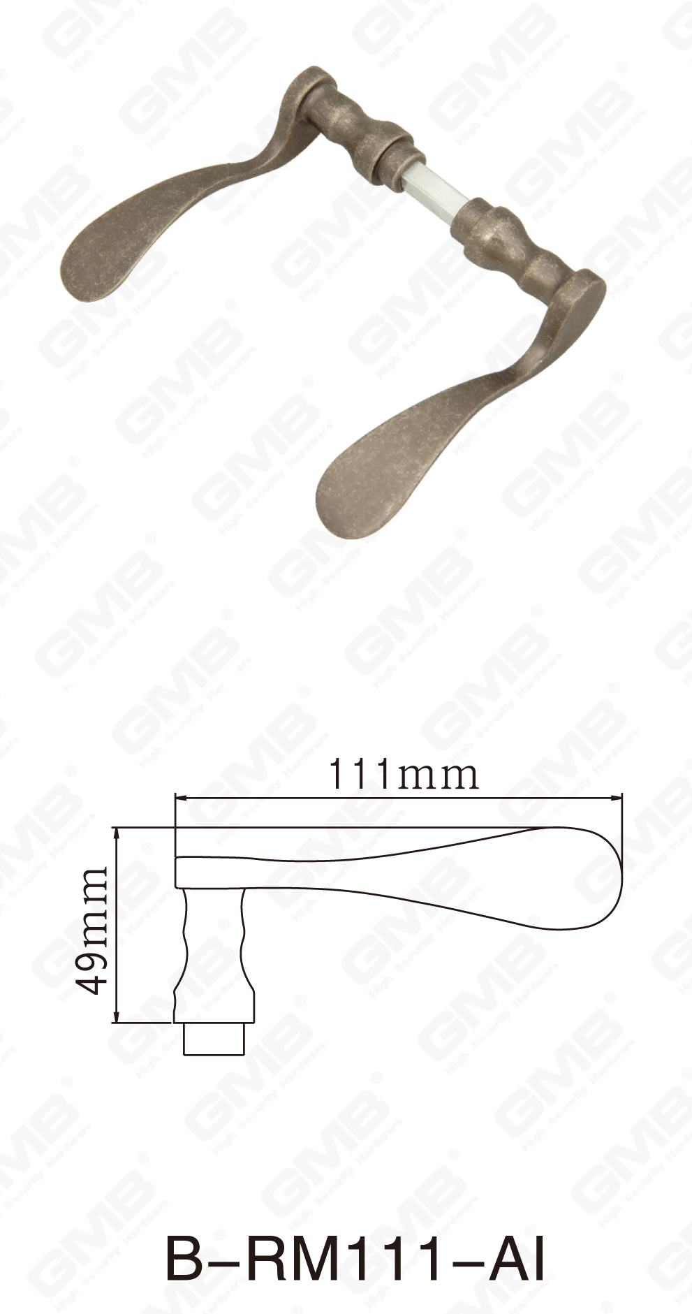 06 مقبض النحاس _B-RM111-AL-24